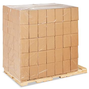 58 x 48 x 90" 2 Mil Clear Pallet Covers S-11095