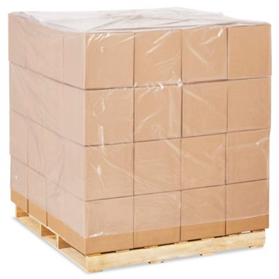 51 x 49 x 73" 3 Mil Clear Pallet Covers S-11098 - Uline
