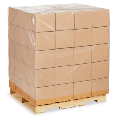 54 x 44 x 72" 4 Mil Clear Heavy Duty Pallet Covers S-11103