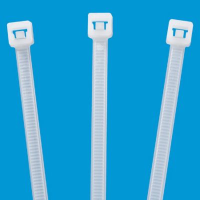 Nylon Natural Cable Ties - 5 1/2", 50 lb S-11138