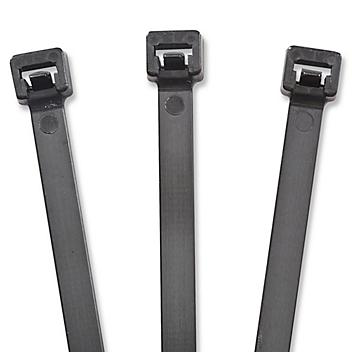 Releasable Nylon Cable Ties - 12", Black S-11158BL