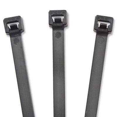 UV Resistant Cable Ties, Black UV Zip Ties in Stock - ULINE