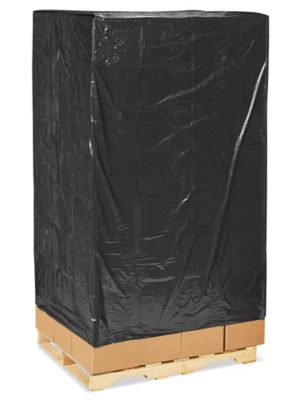 48 x 40 x 100" 2 Mil Black Pallet Covers S-11172