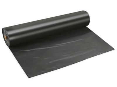 Black Poly Sheeting - 6 mil, 10' x 100' - ULINE - S-11184