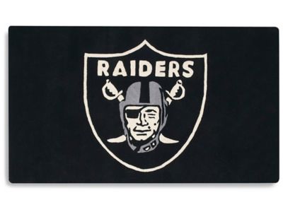Officially Licensed NFL Las Vegas Raiders Vintage Logo Football Rug