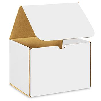 8 x 6 x 6" White Indestructo Mailers S-11236