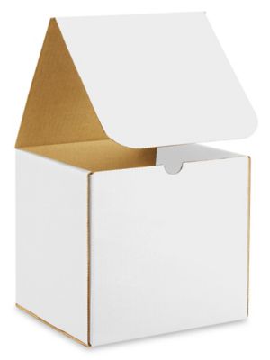 8 x 8 x 8" White Indestructo Mailers S-11238
