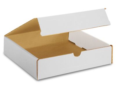 9 x 9 x 2" White Literature Mailers S-11242