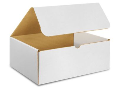 12 1/8 x 9 1/4 x 5" White Literature Mailers S-11245