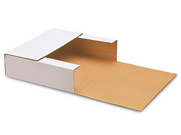 14 x 14 x 4" White Easy-Fold Mailers S-11261