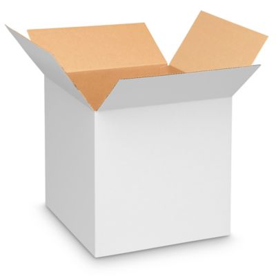 18 x 18 x 18" White Corrugated Boxes S-11262