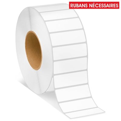 Removable Adhesive Industrial Thermal Transfer Labels - 3 x 1", Ribbons Required S-11276