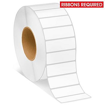 Removable Adhesive Industrial Thermal Transfer Labels - 3 x 1", Ribbons Required S-11276