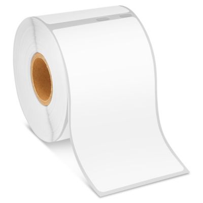 Uline Mini Printer Labels - White Paper, 2 1/8 x 4