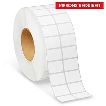Industrial Thermal Transfer Labels - 2-Up, 1 1/2 x 1", Ribbons Required S-11289