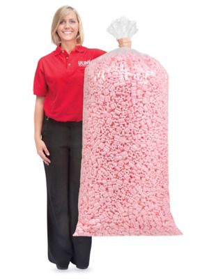 Uline UPSable Peanuts - Pink Anti-Static, 7 Cu. Ft. Bag S-1129