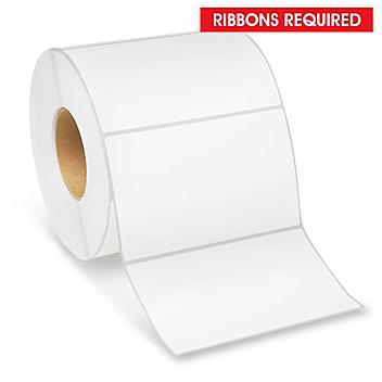 Industrial Thermal Transfer Labels - 6 1/2 x 4", Ribbons Required S-11299