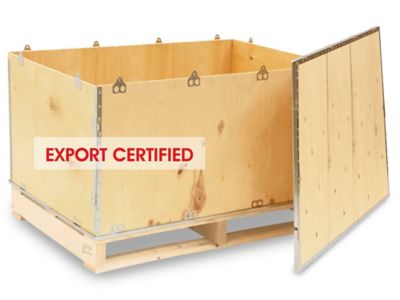 Wood Crate - 41 x 28 3/4 x 25 1/2" with Pallet S-11302