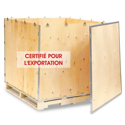 Wood Crate - 48 x 48 x 48" with Pallet S-11303