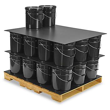 40 x 48" Plastic Corrugated Pads - Black S-11311BL