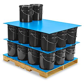 40 x 48" Plastic Corrugated Pads - Blue S-11311BLU