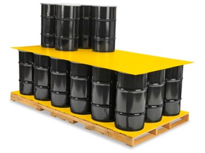 48 x 96" Plastic Corrugated Pads - Yellow S-11312Y