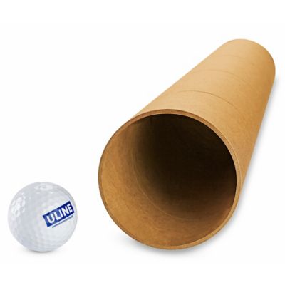 2-piece Adjustable Kraft Mailing Tubes with End Caps - 4 3/4 x 60