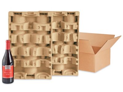 Pulp Wine Shippers - 3 Bottle Pack S-11353 - Uline