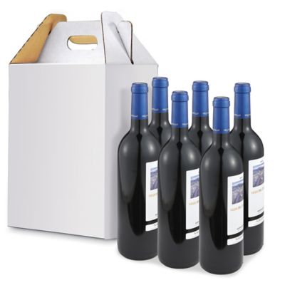 Cajas para Envíos de Botellas de Vino - Paquete para 2 Botellas S-5810 -  Uline