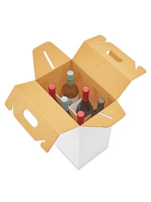  Caja de envío de vino e insertos de espuma de poliestireno -  25.4 fl oz, 12 botellas : Hogar y Cocina