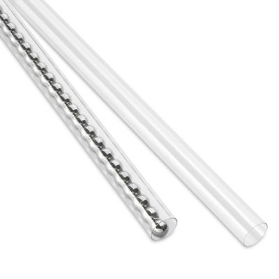 Clear Plastic Tubes - 1 1/2 x 8 3/4