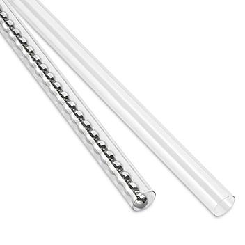 Clear Plastic Tubes - 3/4 x 8" S-11361