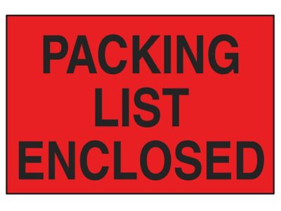 オランダ : Registered mail labelsロール［A］ Packing List Enclosed