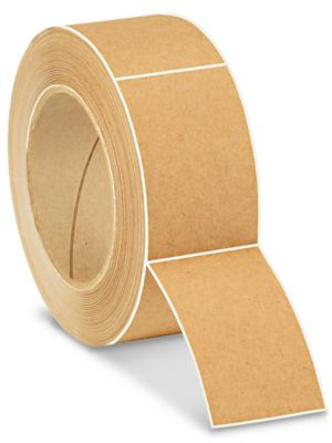 Block Out Labels - Kraft, 2 x 3" S-11410K