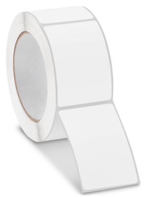 Block Out Labels - White, 2 x 3" S-11410W