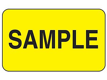 Production Labels - "Sample", 1 1/4 x 2" S-11412