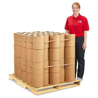 30 lb Kraft Paper Roll Skid Lot - 9" x 1,200' S-11416S