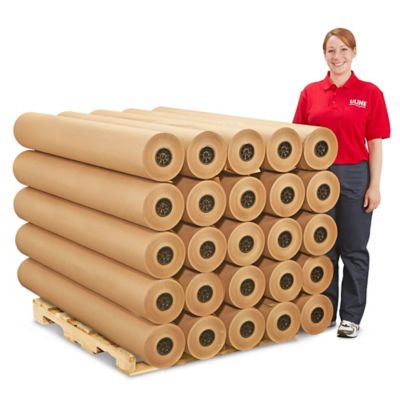 30 x 900' Rolls of Kraft Paper for Void Fill Packaging (40 lb. Basis  Weight)