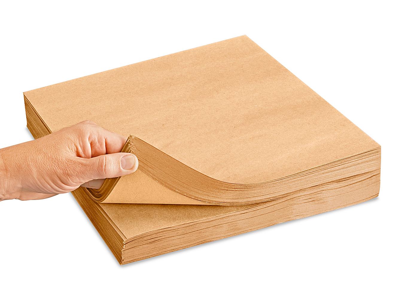 50 lb Kraft Paper Sheets - 12 x 12 - ULINE - Bundle of 3,000 - S-11421