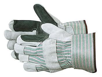 Double Palm Leather Gloves - Large S-11431L