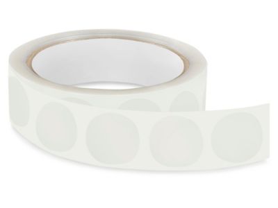  Removable Adhesive Circle Labels - 1"