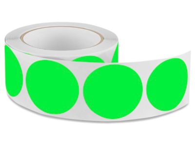 Removable Adhesive Circle Labels - 2"