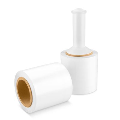 Uline Colored Mini-Wrap - 80 gauge, 5" x 1,000', White S-11449W