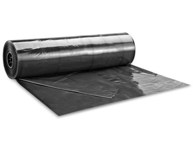 Top Sheeting Rolls - Black Opaque, 1.5 Mil, 60 x 60 S-11475 - Uline