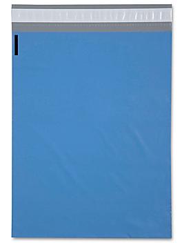 Poly Mailers - 12 x 15 1/2", Blue S-11483BLU