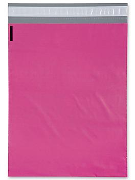 Poly Mailers - 12 x 15 1/2", Pink S-11483P