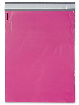 Poly Mailers - 14 1/2 x 19", Pink S-11484P