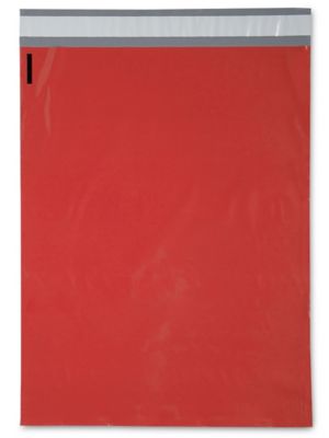 Poly Mailers - 14 1/2 x 19", Red S-11484R
