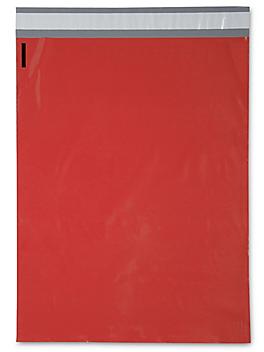 Poly Mailers - 14 1/2 x 19", Red S-11484R