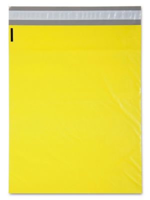 Poly Mailers - 14 1/2 x 19", Yellow S-11484Y